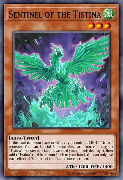 Sentinela do Tistina — Carta Yu-Gi-Oh!