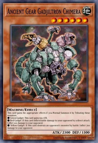 Ancient Gear Gadjiltron Chimera — Carta Yu-Gi-Oh!