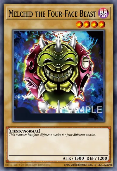 Melchid the Four-Face Beast — Carta Yu-Gi-Oh!