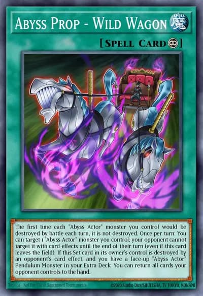 Prop de Abismo - Carroça Selvagem — Carta Yu-Gi-Oh!