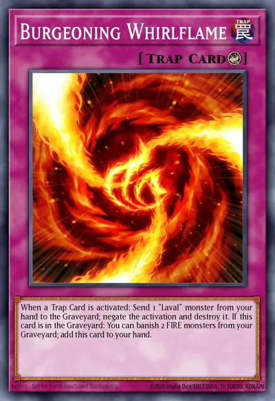 Burgeoning Whirlflame — Carta Yu-Gi-Oh!