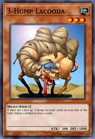 3-Hump Lacooda — Carta Yu-Gi-Oh!