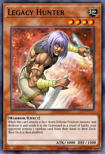 Caçador do Legado — Carta Yu-Gi-Oh!