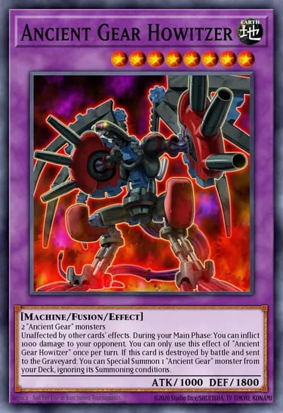 Ancient Gear Howitzer — Carta Yu-Gi-Oh!