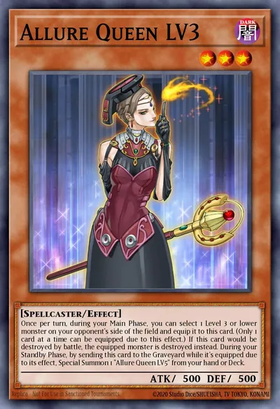 Allure Queen LV3 — Carta Yu-Gi-Oh!