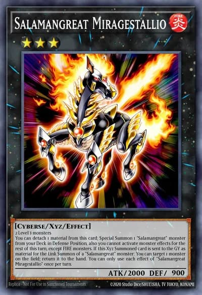 Salamangreat Miragestallio — Carta Yu-Gi-Oh!