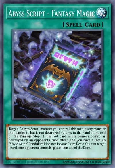 Abyss Script - Fantasy Magic — Carta Yu-Gi-Oh!