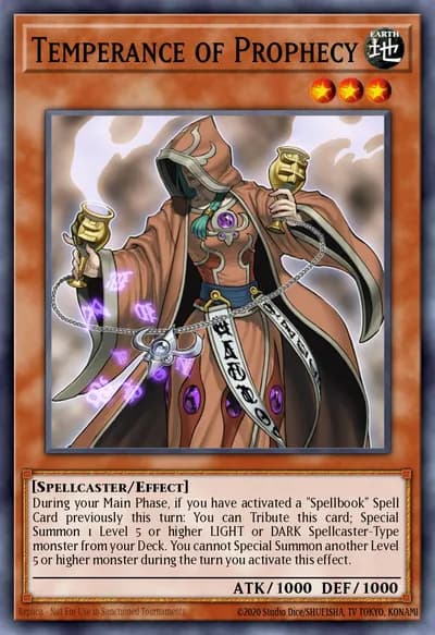 Temperança da Profecia — Carta Yu-Gi-Oh!