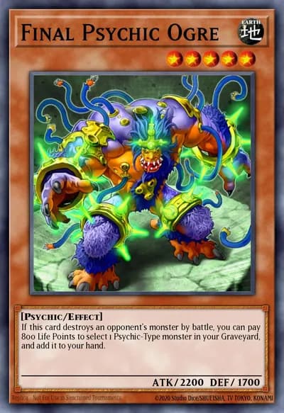 Ogro Psíquico Final — Carta Yu-Gi-Oh!
