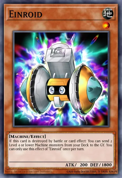 Einroid — Carta Yu-Gi-Oh!