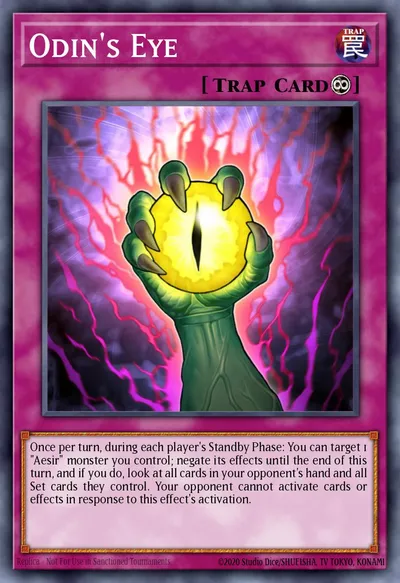 Olho de Odin — Carta Yu-Gi-Oh!
