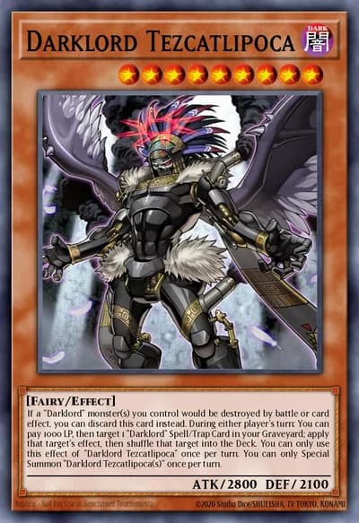 Darklord Tezcatlipoca — Carta Yu-Gi-Oh!