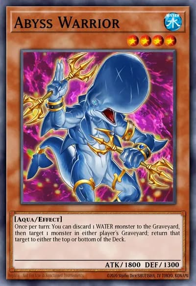 Guerreiro do Abismo — Carta Yu-Gi-Oh!