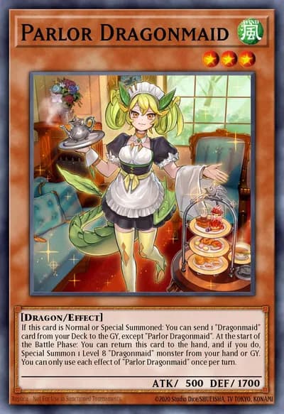 Dragonmaid da Sala de Estar — Carta Yu-Gi-Oh!