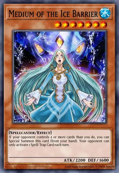 Médium da Barreira de Gelo — Carta Yu-Gi-Oh!