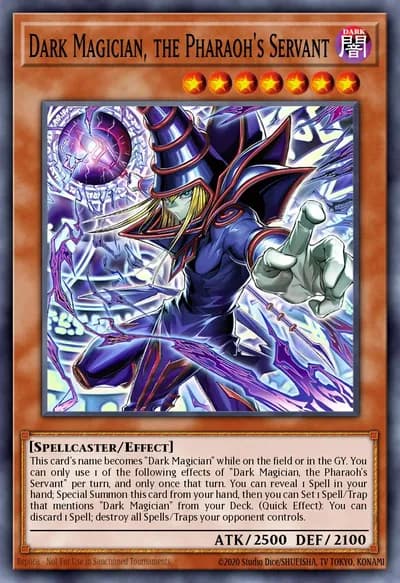 Mago Negro, o Servo do Faraó — Carta Yu-Gi-Oh!