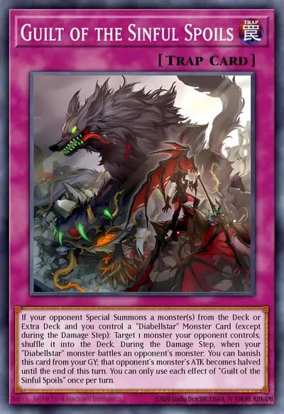 Guilt of the Sinful Spoils — Carta Yu-Gi-Oh!