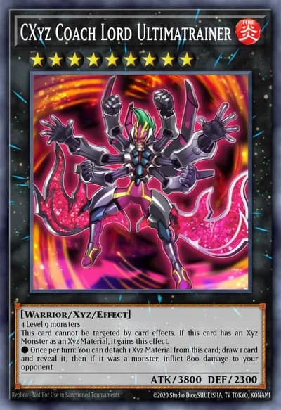 CXyz Coach Lord Ultimatrainer — Carta Yu-Gi-Oh!
