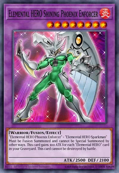 Elemental HERO Shining Phoenix Enforcer — Carta Yu-Gi-Oh!