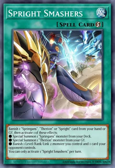 Spright Smashers — Carta Yu-Gi-Oh!