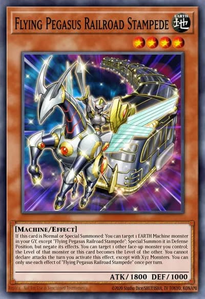 Flying Pegasus Railroad Stampede — Carta Yu-Gi-Oh!