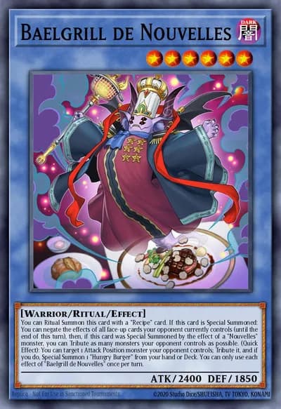 Baelgrill de Nouvelles — Carta Yu-Gi-Oh!