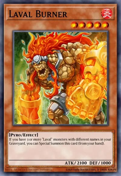 Laval Burner — Carta Yu-Gi-Oh!