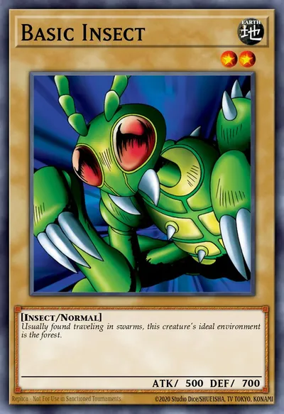 Inseto Básico — Carta Yu-Gi-Oh!
