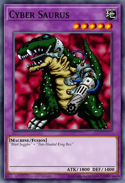 Cyber Saurus — Carta Yu-Gi-Oh!