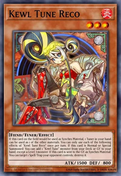 Kewl Tune Reco — Carta Yu-Gi-Oh!