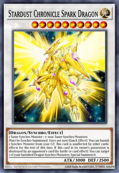 Stardust Chronicle Spark Dragon — Carta Yu-Gi-Oh!