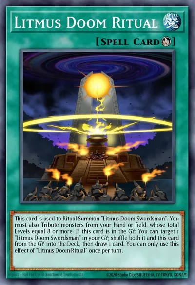 Ritual da Condenação de Litmus — Carta Yu-Gi-Oh!
