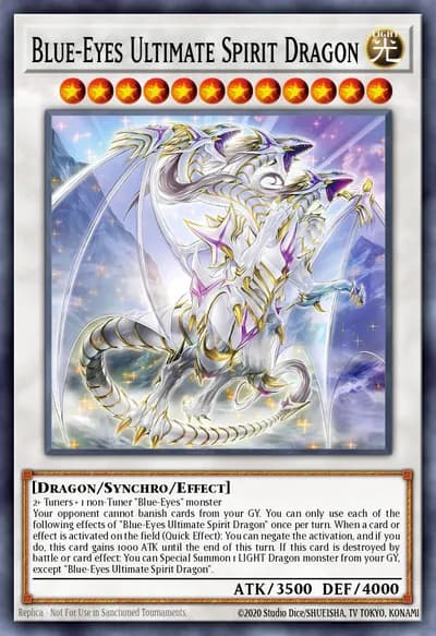 Blue-Eyes Ultimate Spirit Dragon — Carta Yu-Gi-Oh!