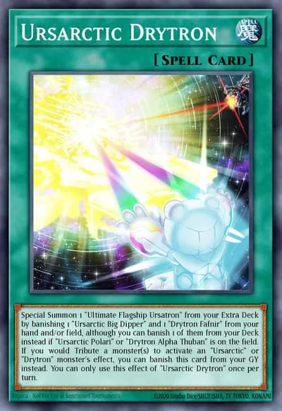 Ursarctic Drytron — Carta Yu-Gi-Oh!