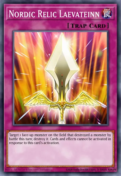 Relíquia Nórdica Laevateinn — Carta Yu-Gi-Oh!