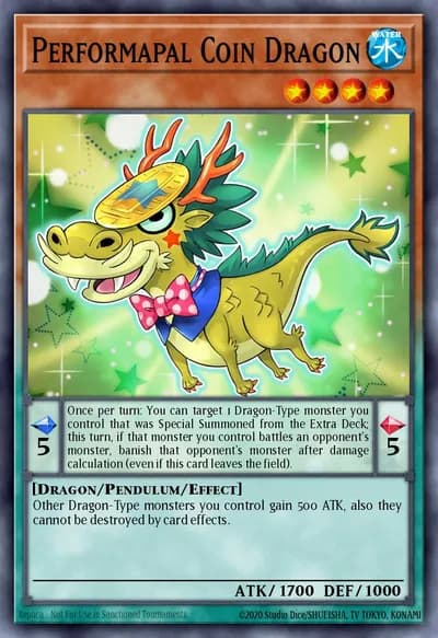 Performapal Coin Dragon — Carta Yu-Gi-Oh!