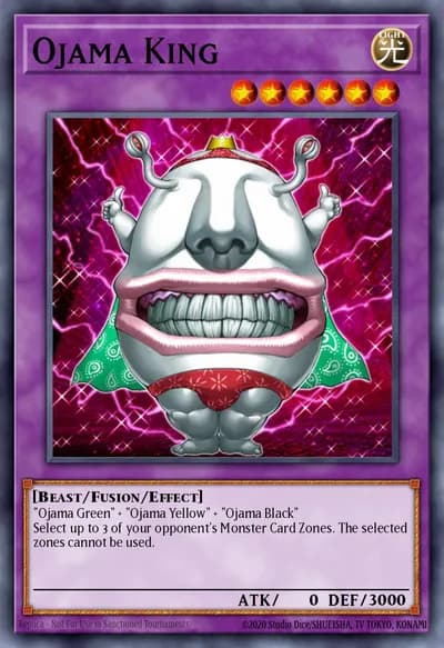 Ojama King — Carta Yu-Gi-Oh!