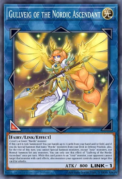 Gullveig of the Nordic Ascendant — Carta Yu-Gi-Oh!