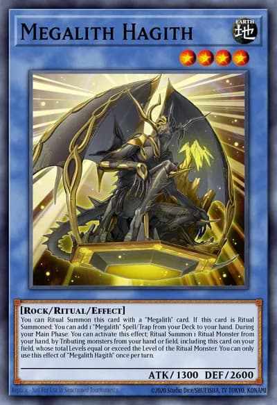Megalith Hagith — Carta Yu-Gi-Oh!
