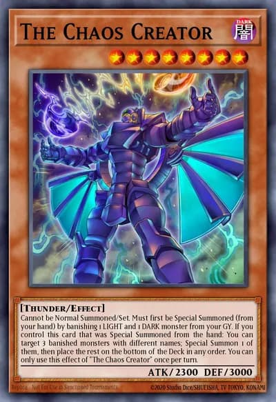 The Chaos Creator — Carta Yu-Gi-Oh!
