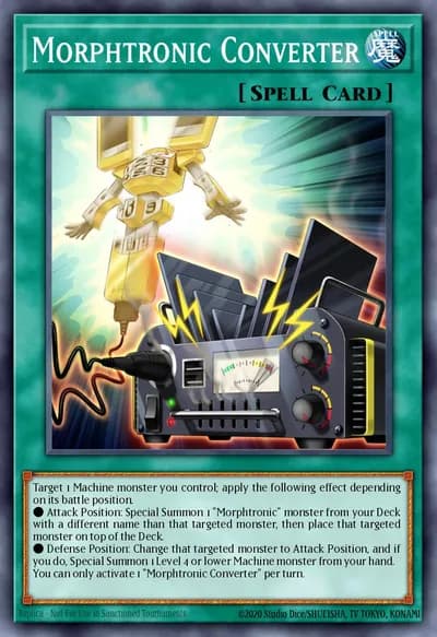 Conversor Morphtronic — Carta Yu-Gi-Oh!