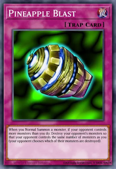 Explosão de Abacaxi — Carta Yu-Gi-Oh!