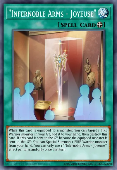 Armas Infernobres - Joyeuse — Carta Yu-Gi-Oh!