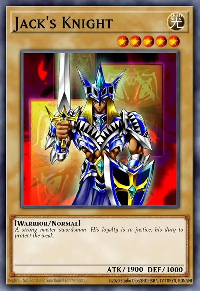 Jack's Knight — Carta Yu-Gi-Oh!
