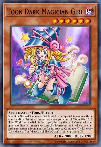 Toon Dark Magician Girl — Carta Yu-Gi-Oh!