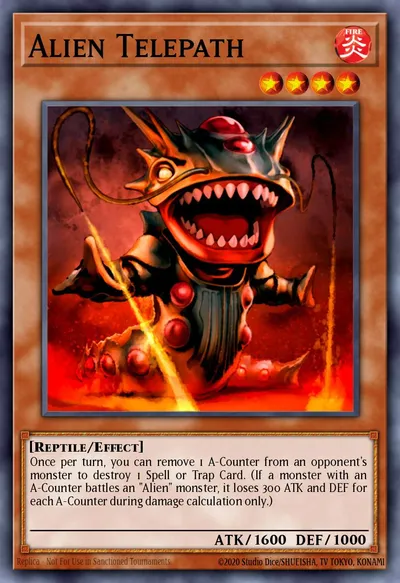 Alien Telepath — Carta Yu-Gi-Oh!