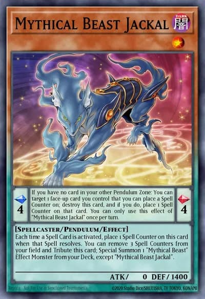 Mythical Beast Jackal — Carta Yu-Gi-Oh!