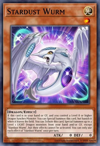 Stardust Wurm — Carta Yu-Gi-Oh!