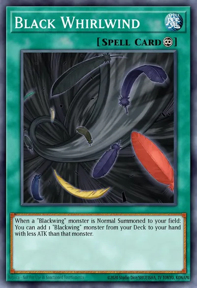 Vento Negro — Carta Yu-Gi-Oh!