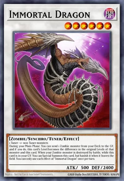 Immortal Dragon — Carta Yu-Gi-Oh!